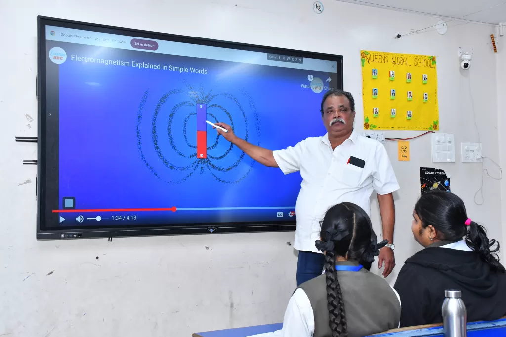 Digital Classrooms In Hyderabad Schools | Queens Global School